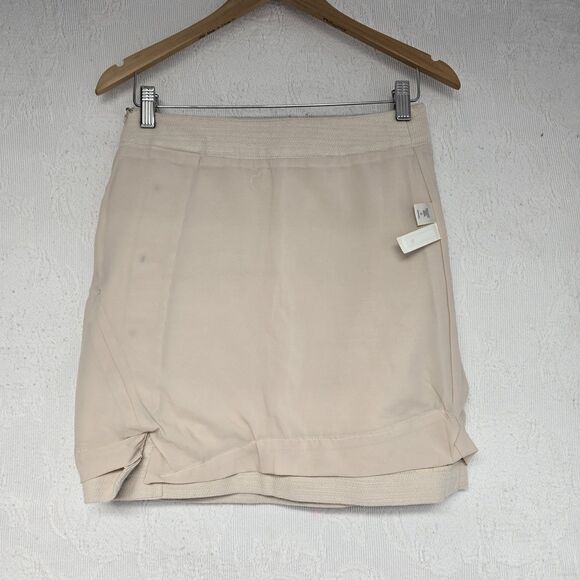 Ann Taylor Light Brown Tweed Skirt 2 Clueless Preppy Legally Blonde Elle Woods - Picture 3 of 8